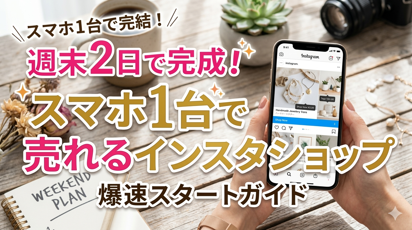 スマホでインスタショップ開設!